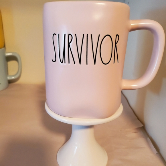 Rae Dunn Other - RAE DUNN PINK SURVIVOR MUG